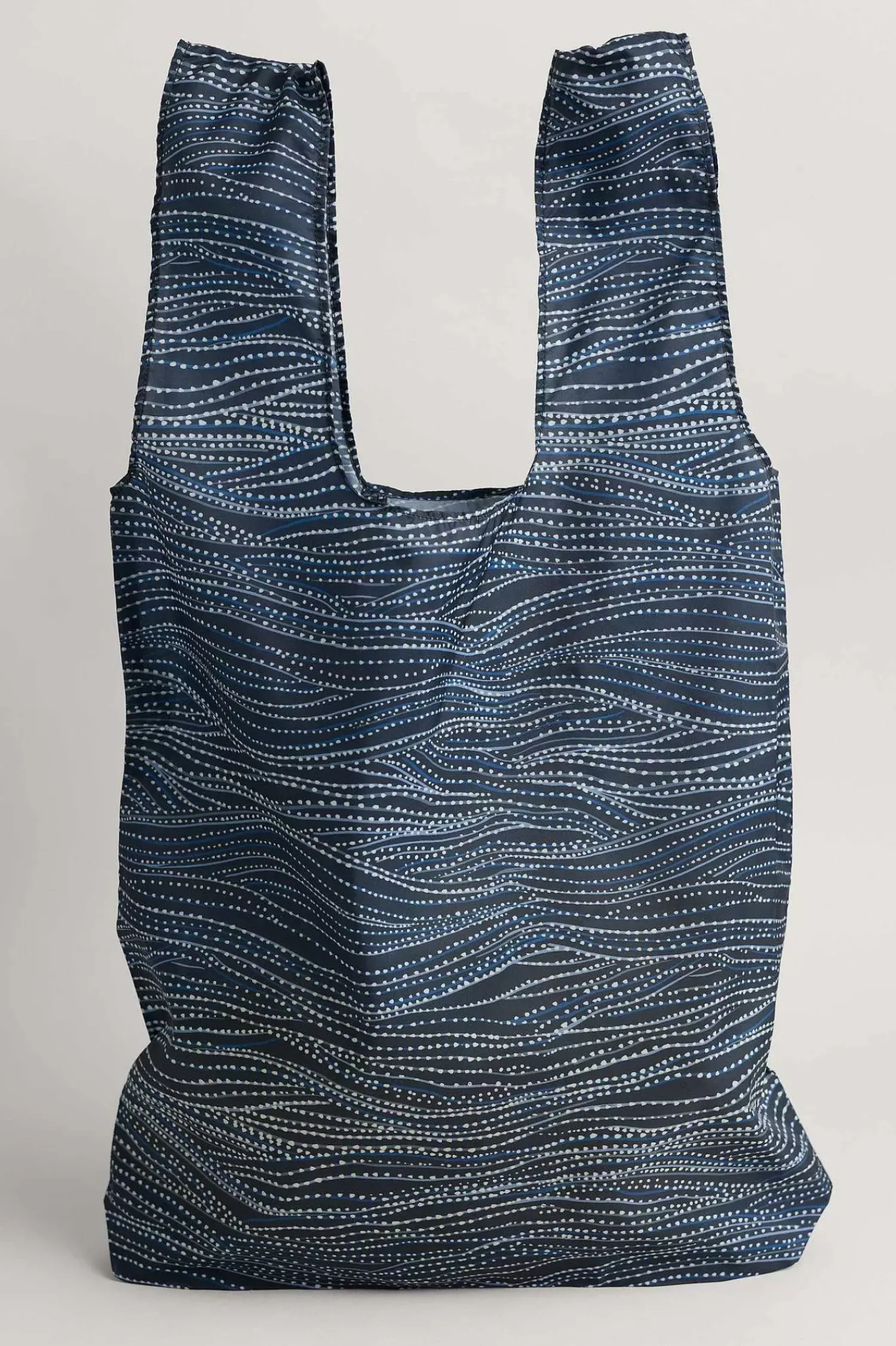 Bags<Seasalt Cornwall Foldaway Shopper Dotted Hay Maritime