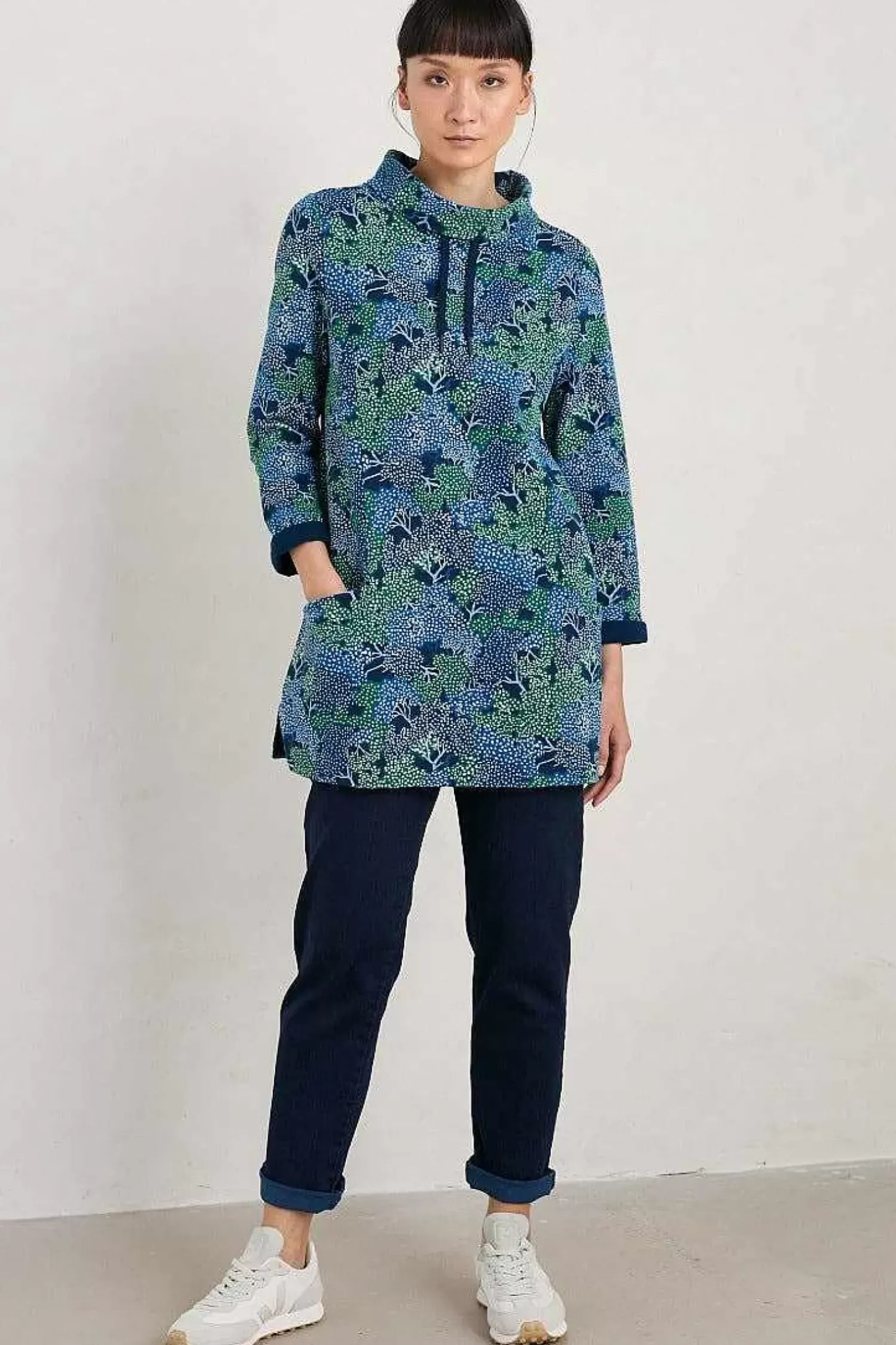 Tunics<Seasalt Cornwall Formative Jersey Tunic Forest Canopy Maritime