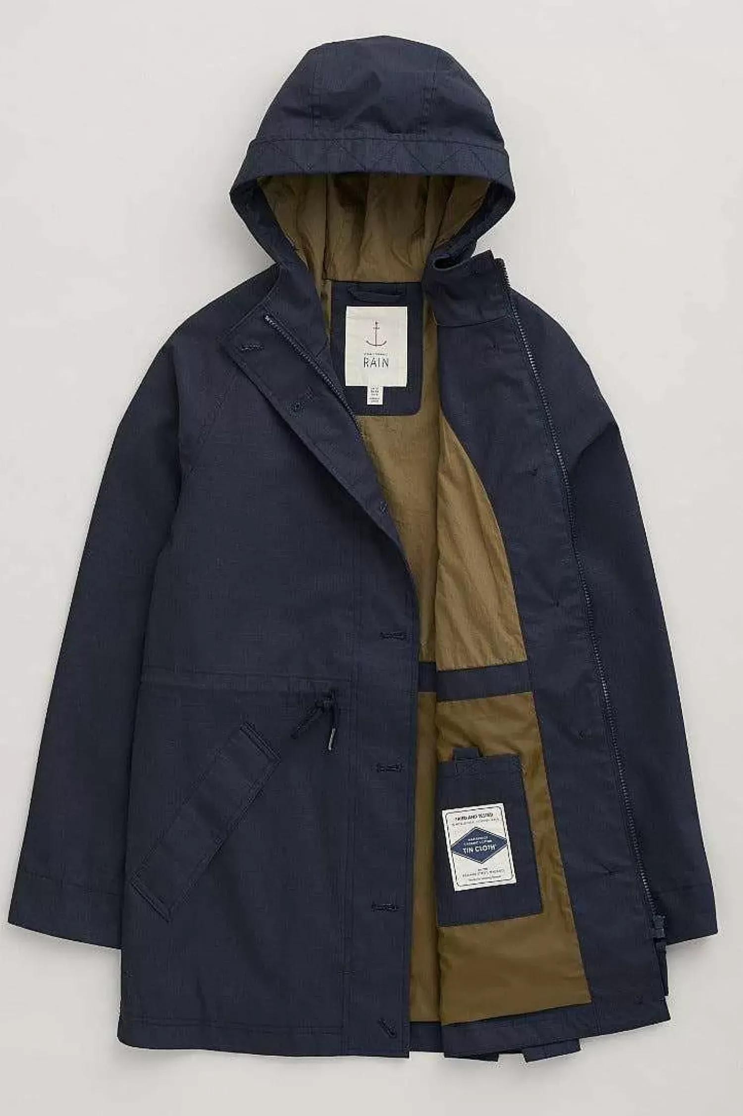 Coats & Jackets<Seasalt Cornwall Fulmar Waterproof Coat Night Sea