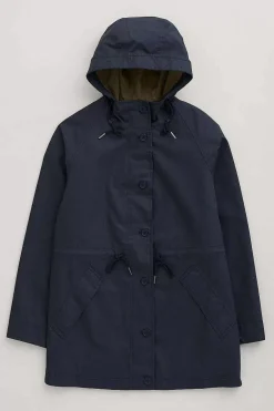 Coats & Jackets<Seasalt Cornwall Fulmar Waterproof Coat Night Sea