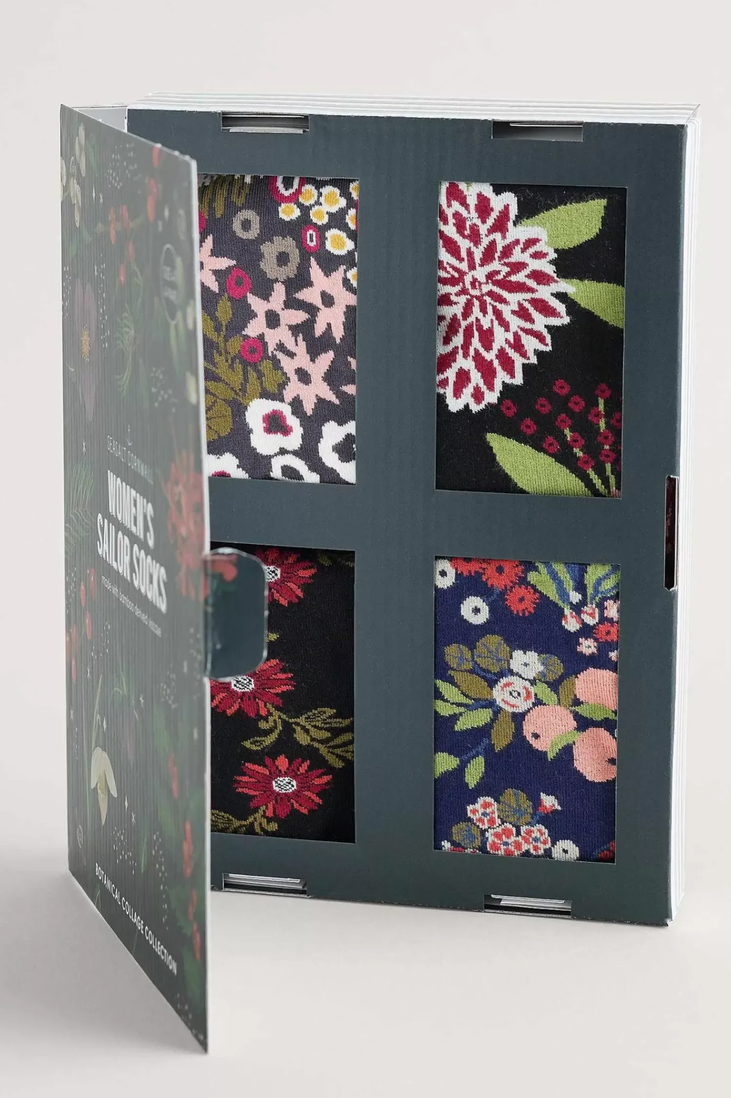 Socks & Tights<Seasalt Cornwall Gift Box Of 4 Women's Sailor Socks Wing Petal Mix