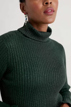 Knitwear<Seasalt Cornwall Glass Stem Sparkly Roll Neck Jumper Tehidy