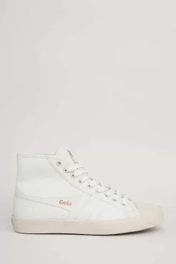 Shoes<Seasalt Cornwall Gola High Top Coaster Trainer Off White
