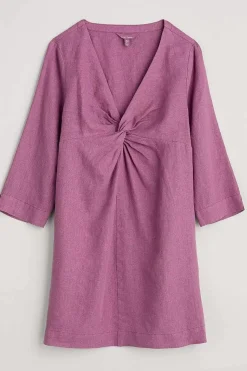 Tunics<Seasalt Cornwall Golitha Falls Linen Tunic Thistle