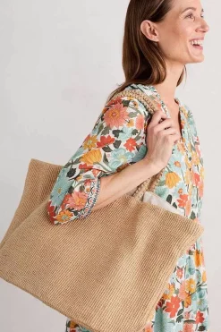 Bags<Seasalt Cornwall Grassland Jute Basket Bag Inglefield Natural