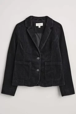 Coats & Jackets<Seasalt Cornwall Heald Cord Blazer Onyx