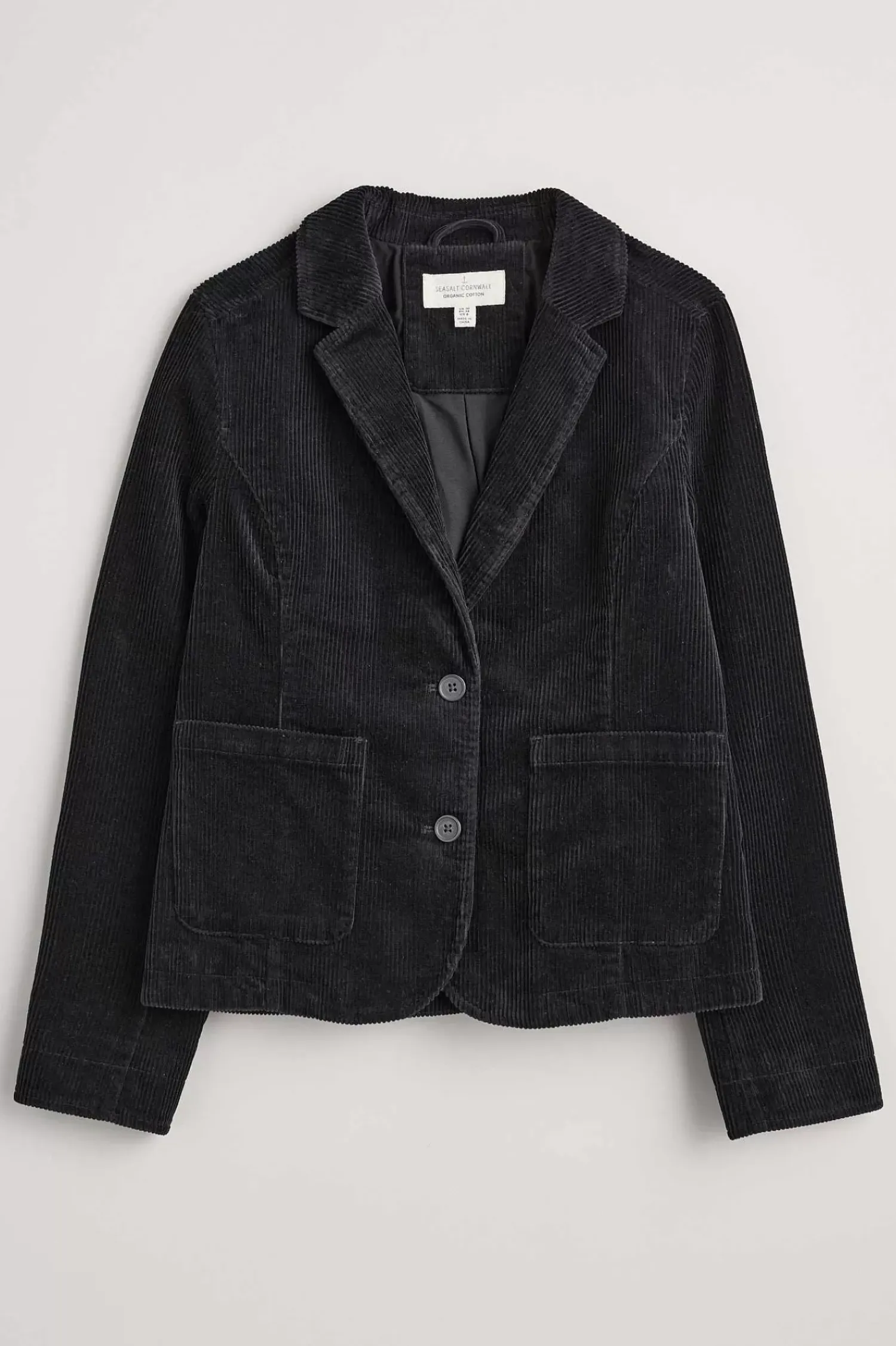Coats & Jackets<Seasalt Cornwall Heald Cord Blazer Onyx