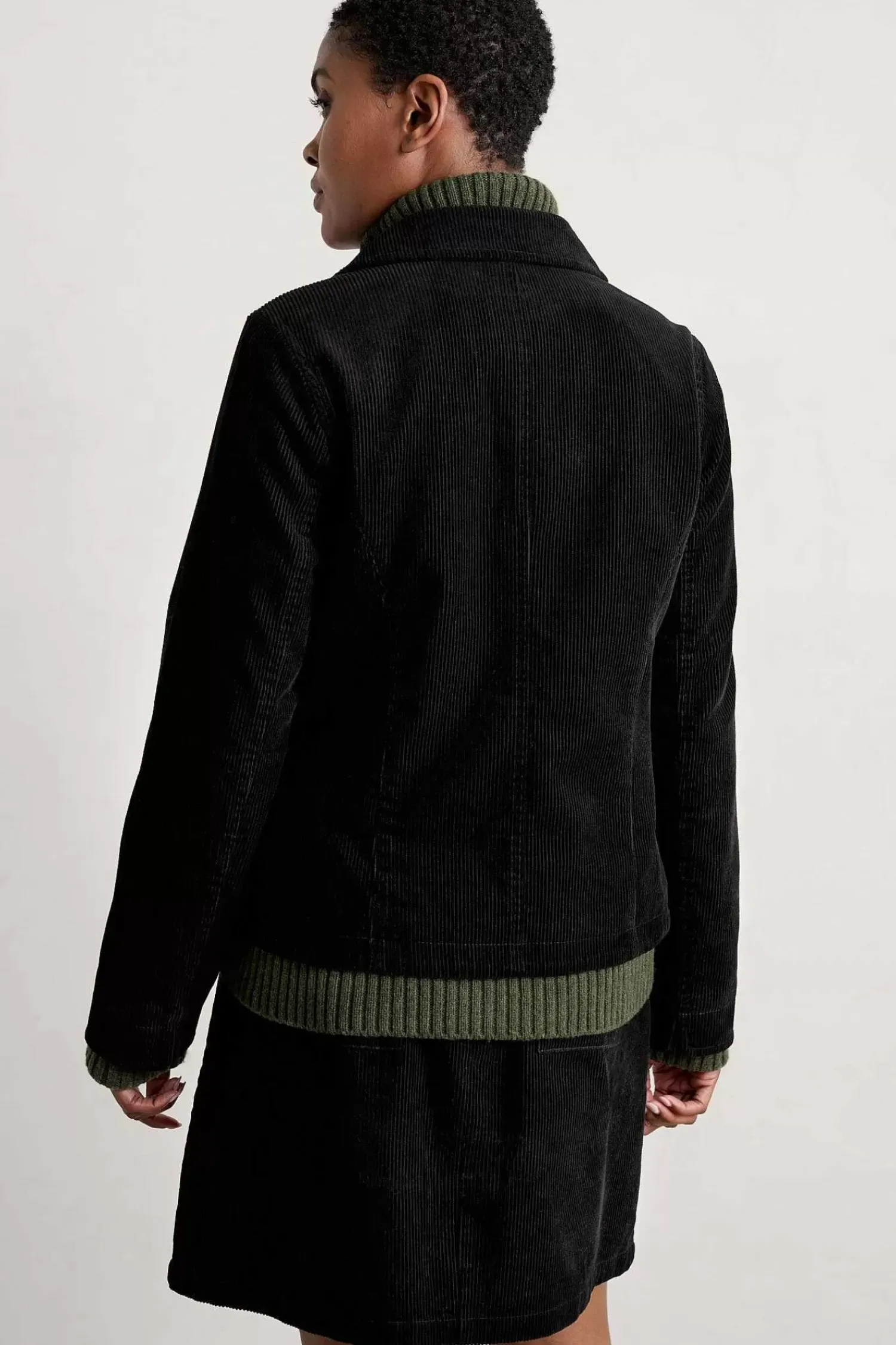 Coats & Jackets<Seasalt Cornwall Heald Cord Blazer Onyx