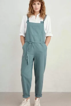 Trousers & Shorts<Seasalt Cornwall Heather Bell Tie Strap Jumpsuit Wade