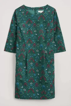 Dresses<Seasalt Cornwall High Key Needlecord Dress Tapestry Forest Grove