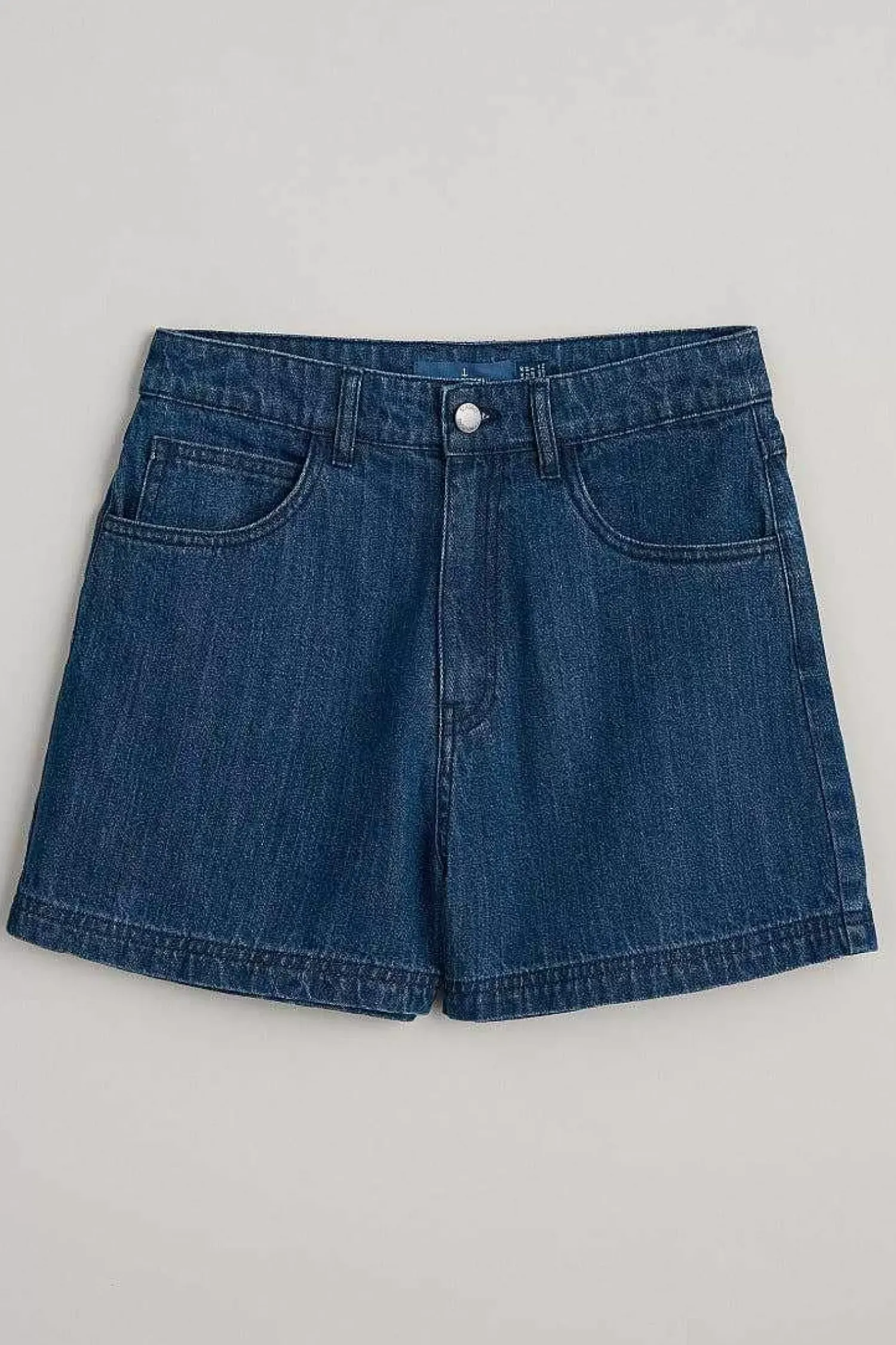 Trousers & Shorts<Seasalt Cornwall Holloway Denim Shorts Mid Wash Tide