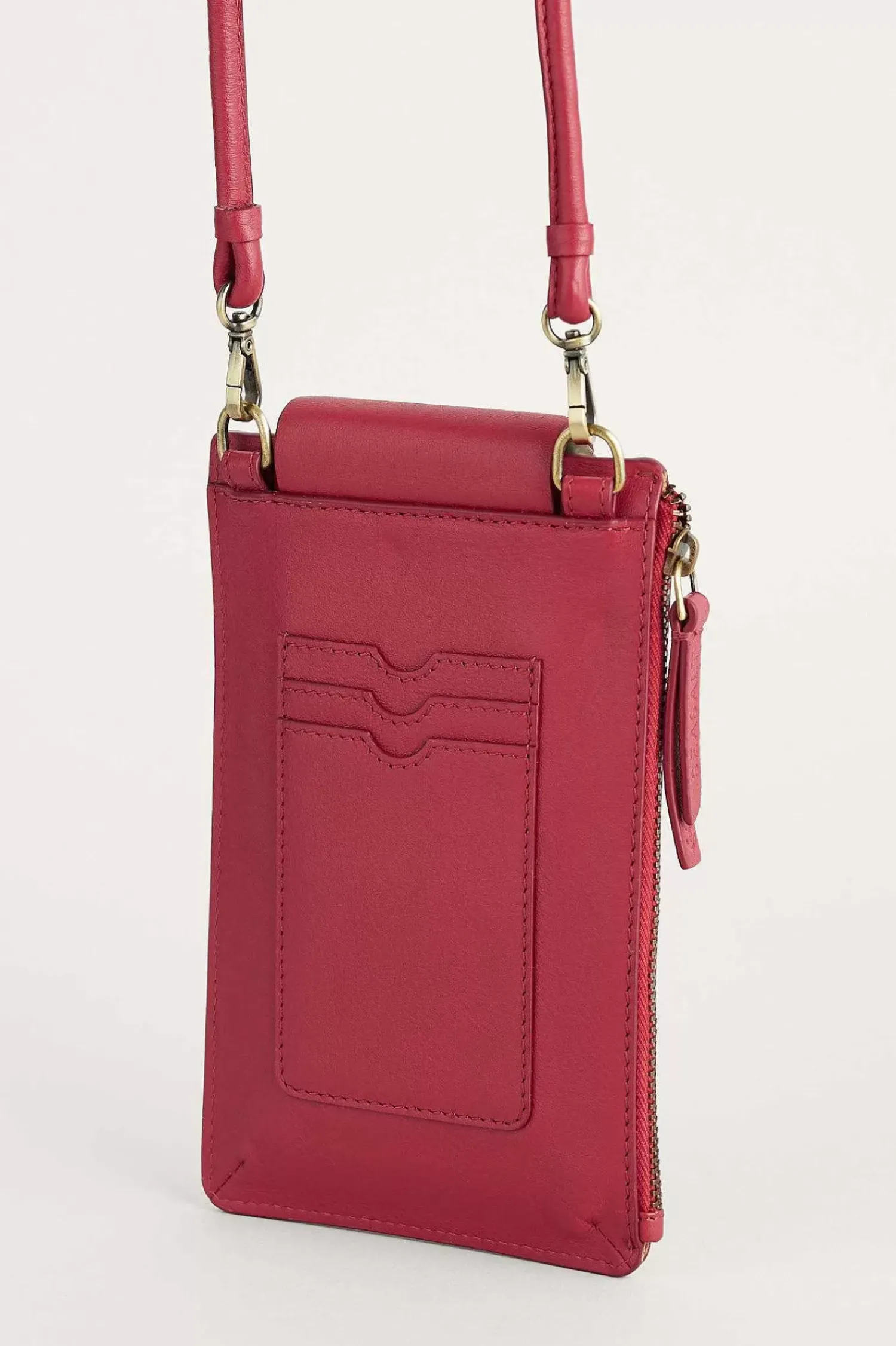 Bags<Seasalt Cornwall Kelsey Leather Phone Wallet Sedum