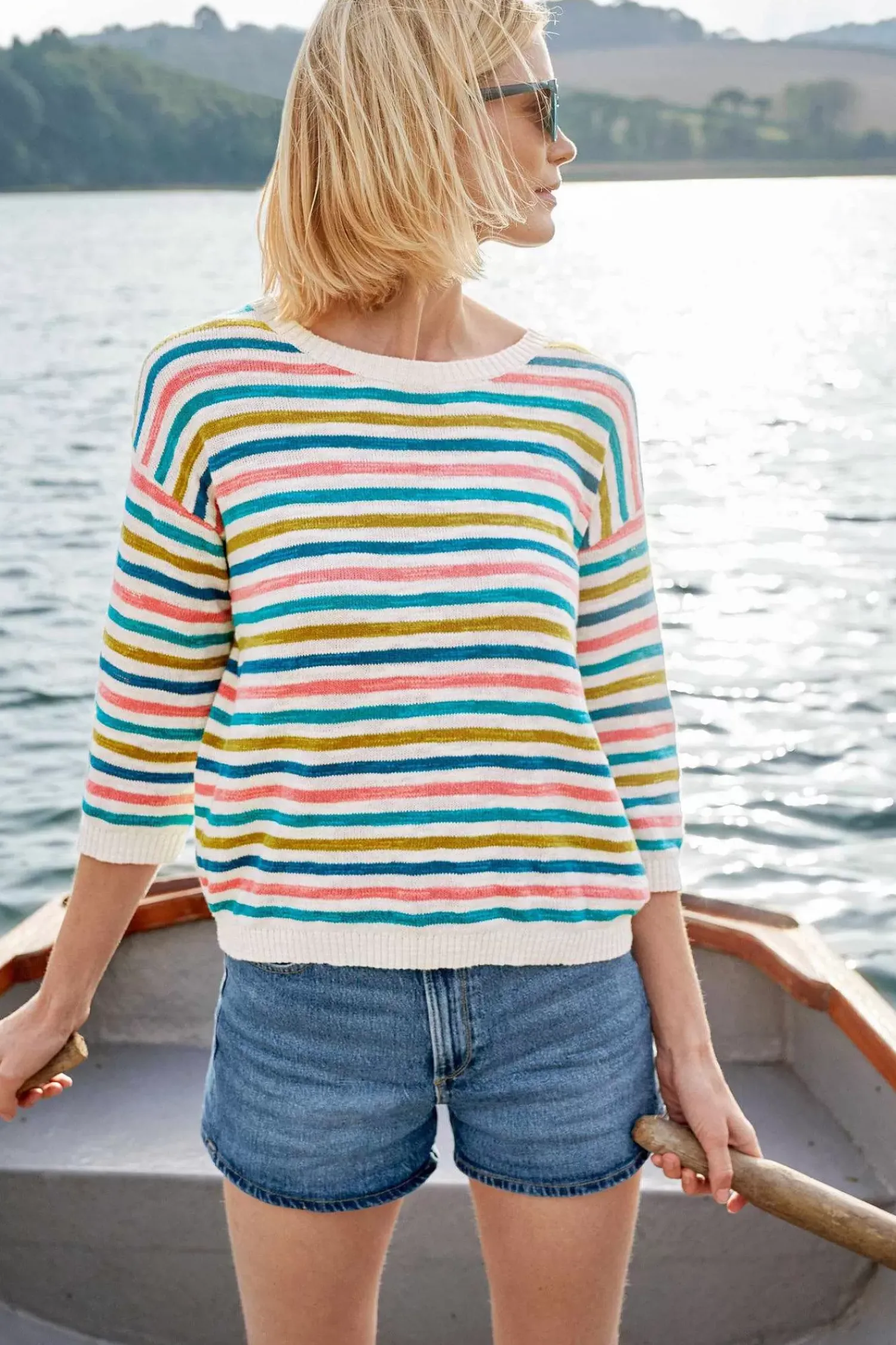 Knitwear<Seasalt Cornwall Knavock Striped Jumper Mini Cornish Helford Multi