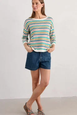 Knitwear<Seasalt Cornwall Knavock Striped Jumper Mini Cornish Helford Multi