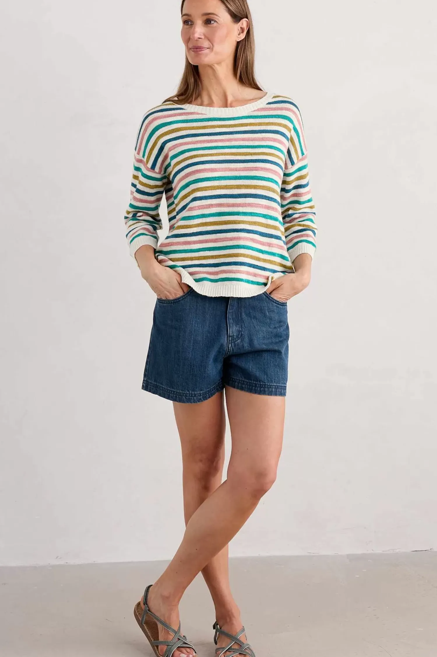 Knitwear<Seasalt Cornwall Knavock Striped Jumper Mini Cornish Helford Multi