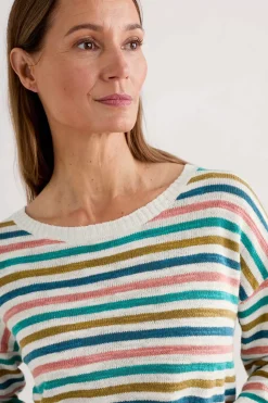 Knitwear<Seasalt Cornwall Knavock Striped Jumper Mini Cornish Helford Multi