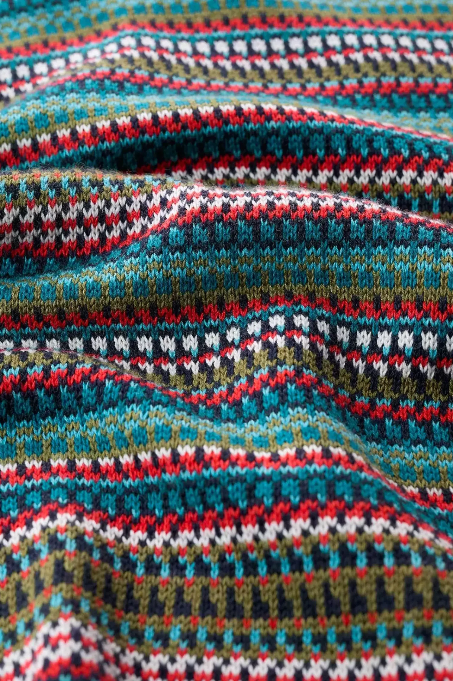 Knitwear<Seasalt Cornwall Little Grebe Fair Isle Vest Paving Path Seaway Multi