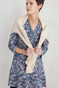 Tunics<Seasalt Cornwall Long Sight Jersey Tunic Floral Moor Enamel
