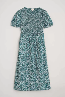 Dresses<Seasalt Cornwall Meadowsweet Short Sleeve Dress Creekside Floral Mast