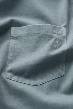 Tops & T-Shirts<Seasalt Cornwall Men's Carreck Pigment-Dyed T-Shirt Light Wade