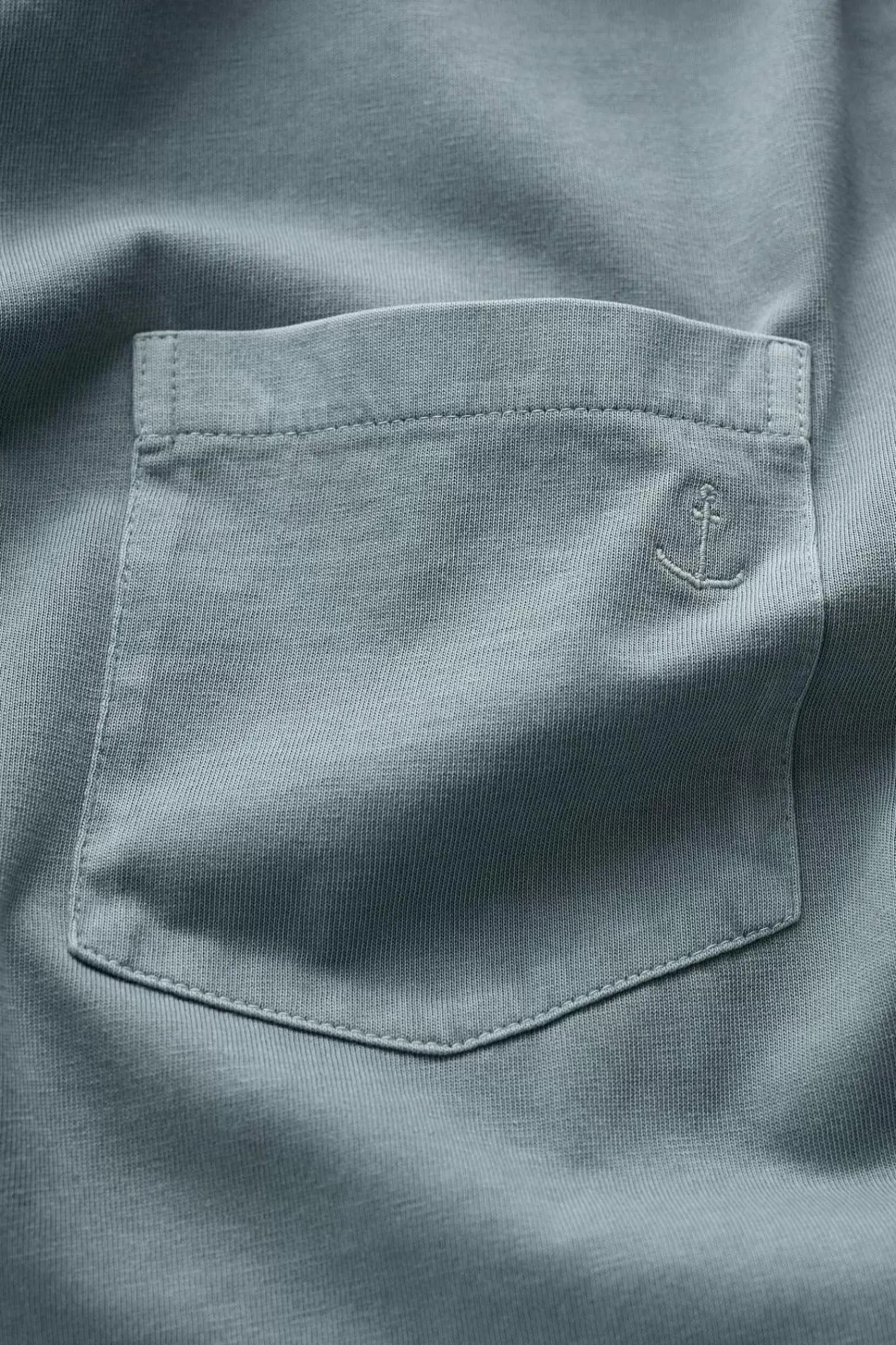 Tops & T-Shirts<Seasalt Cornwall Men's Carreck Pigment-Dyed T-Shirt Light Wade