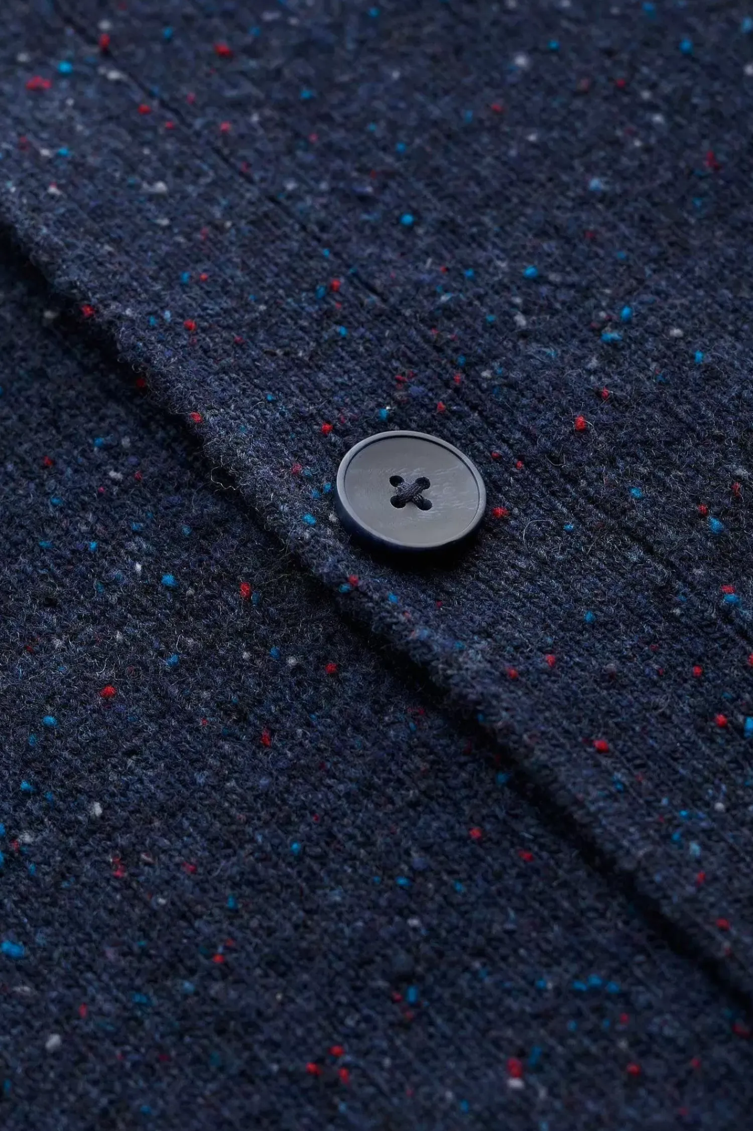 Knitwear<Seasalt Cornwall Men's Cleer Lambswool Blend Cardigan French Blue