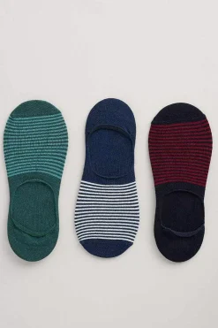 Socks<Seasalt Cornwall Men's Everyday Liner Socks Pack Of 3 Boddnick Mix