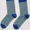Socks<Seasalt Cornwall Men's Everyday Socks Reflect Blue Jay