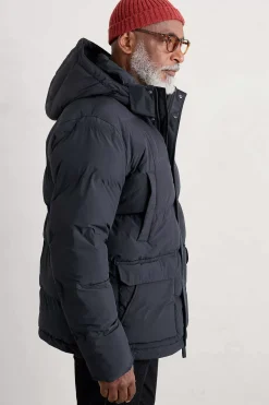 Coats & Jackets<Seasalt Cornwall Men's Gatekeeper Waterproof Puffer Coat Inkwell