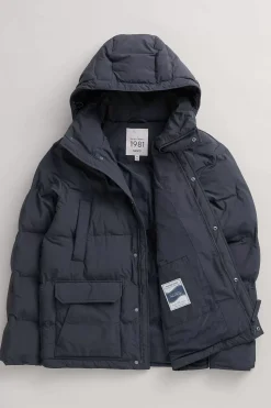 Coats & Jackets<Seasalt Cornwall Men's Gatekeeper Waterproof Puffer Coat Inkwell