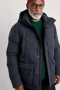 Coats & Jackets<Seasalt Cornwall Men's Gatekeeper Waterproof Puffer Coat Inkwell