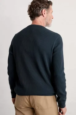 Tops & T-Shirts<Seasalt Cornwall Men's Jackline Waffle Jersey Top Inkwell