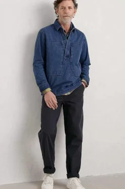 Trousers & Shorts<Seasalt Cornwall Men's Leadsman Utility Trousers Inkwell