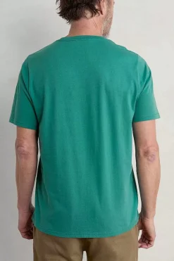 2 Mix & Match<Seasalt Cornwall Men's Midwatch Organic Cotton T-Shirt Stacked Oars Hepworth Green