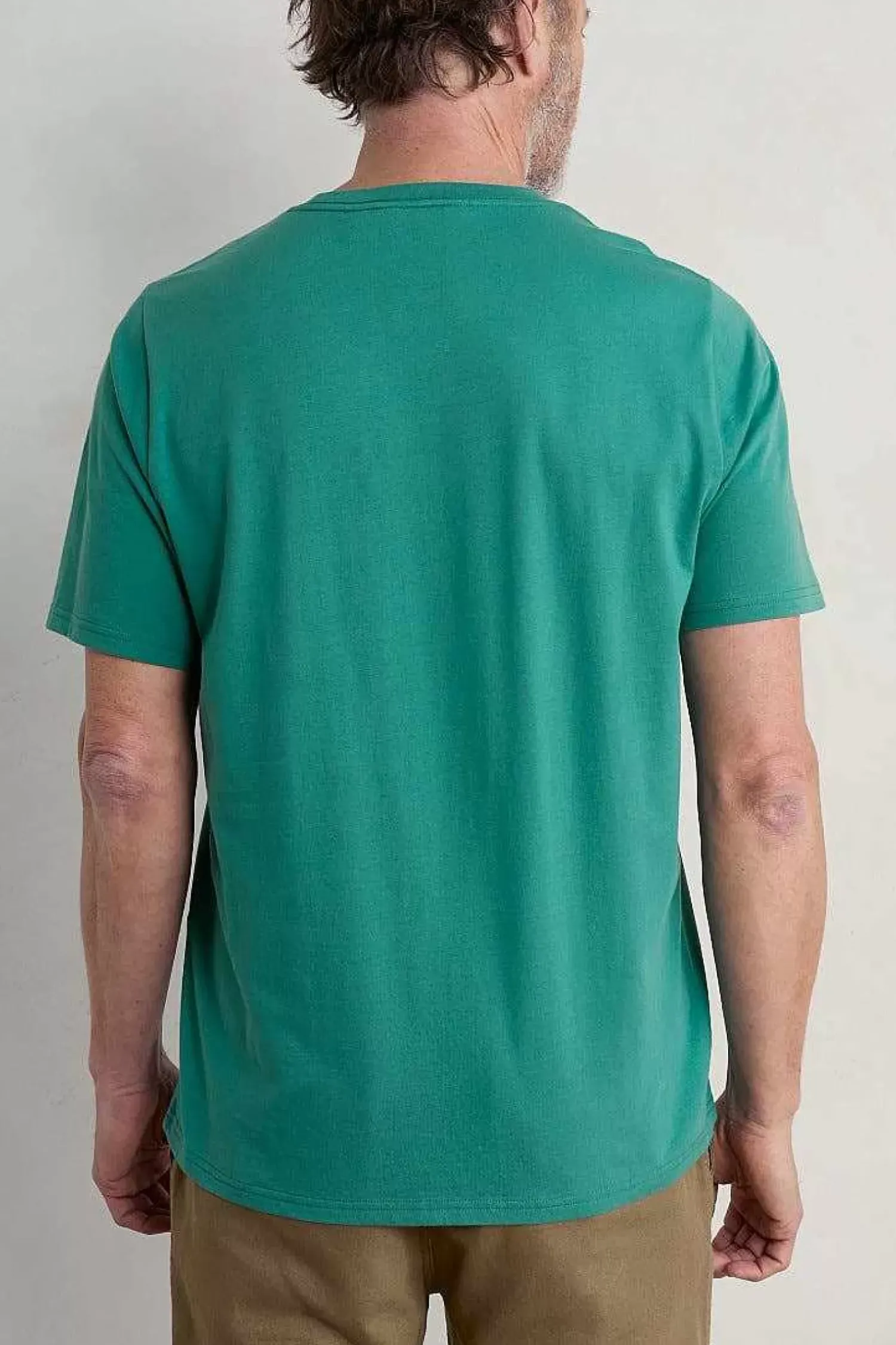 2 Mix & Match<Seasalt Cornwall Men's Midwatch Organic Cotton T-Shirt Stacked Oars Hepworth Green