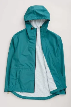 Coats & Jackets<Seasalt Cornwall Men's Sailing Time Lightweight Waterproof Jacket Lake