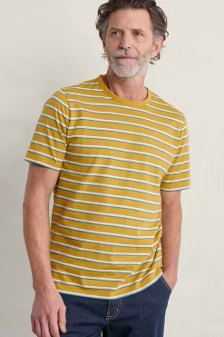 2 Mix & Match<Seasalt Cornwall Men's Seven Seas Sailor Tee (Gots) Upside Brimstone