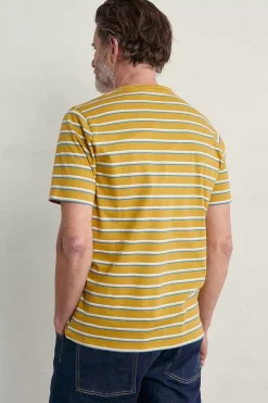 2 Mix & Match<Seasalt Cornwall Men's Seven Seas Sailor Tee (Gots) Upside Brimstone