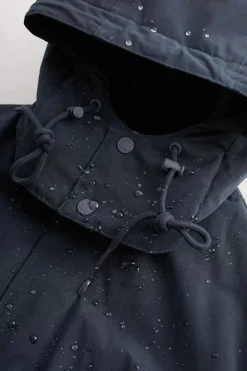 Coats & Jackets<Seasalt Cornwall Men's Stone Wave Waterproof Coat Inkwell