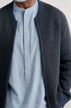 Knitwear<Seasalt Cornwall Men's Thresher Knitted Cardigan Matchbook Sea Cave