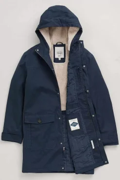Coats & Jackets<Seasalt Cornwall Men's Tidesman Waterproof Coat Maritime