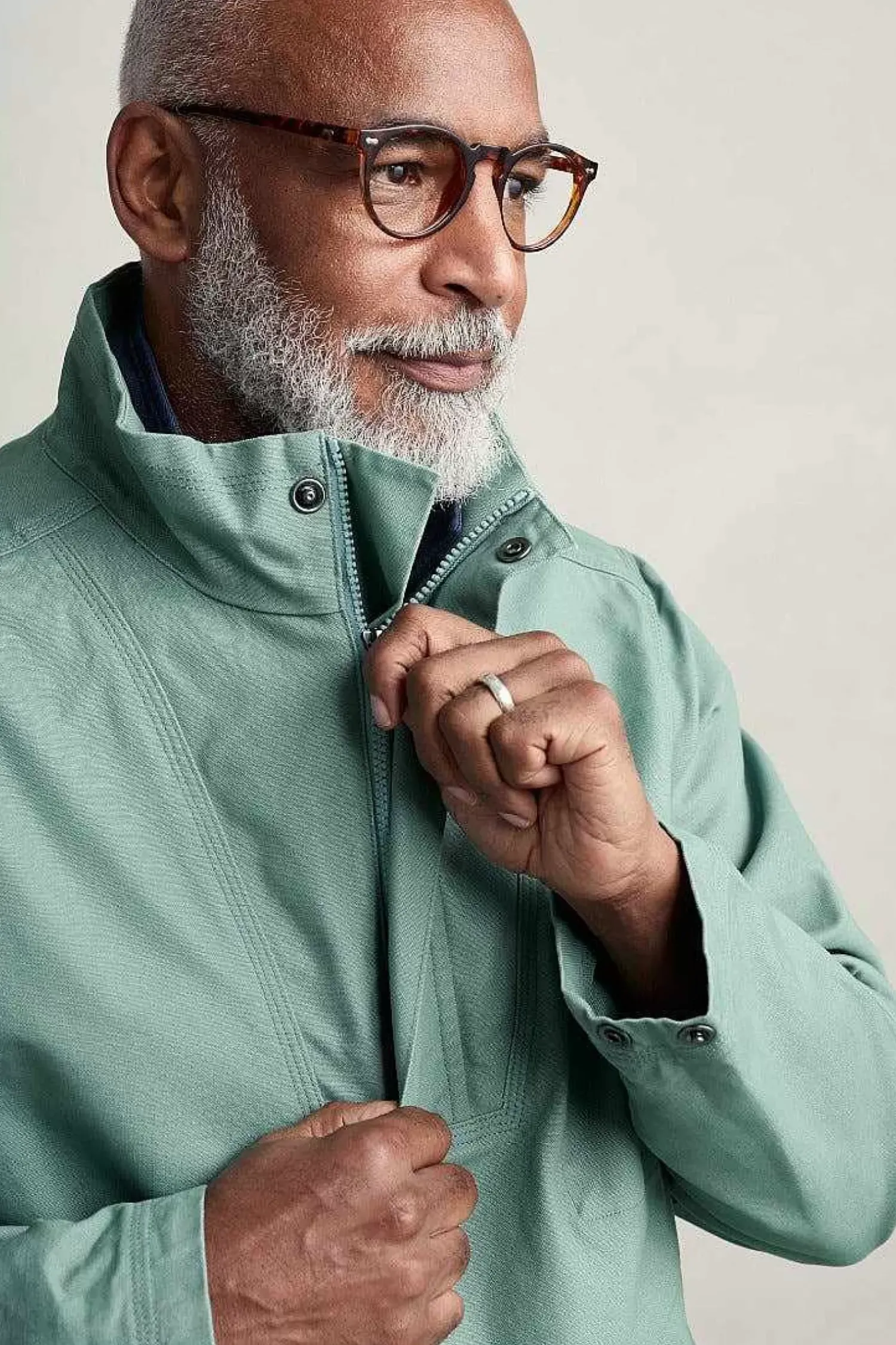 Tops & T-Shirts<Seasalt Cornwall Men's Trelew Smock Sardine