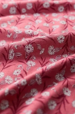 Tops<Seasalt Cornwall Misty Sky Short Sleeve Jersey Shirt Campion Vines Rose