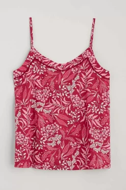 Nightwear<Seasalt Cornwall Moonflower Vest Top Pyjama Set Riverbed Floral Mainsail