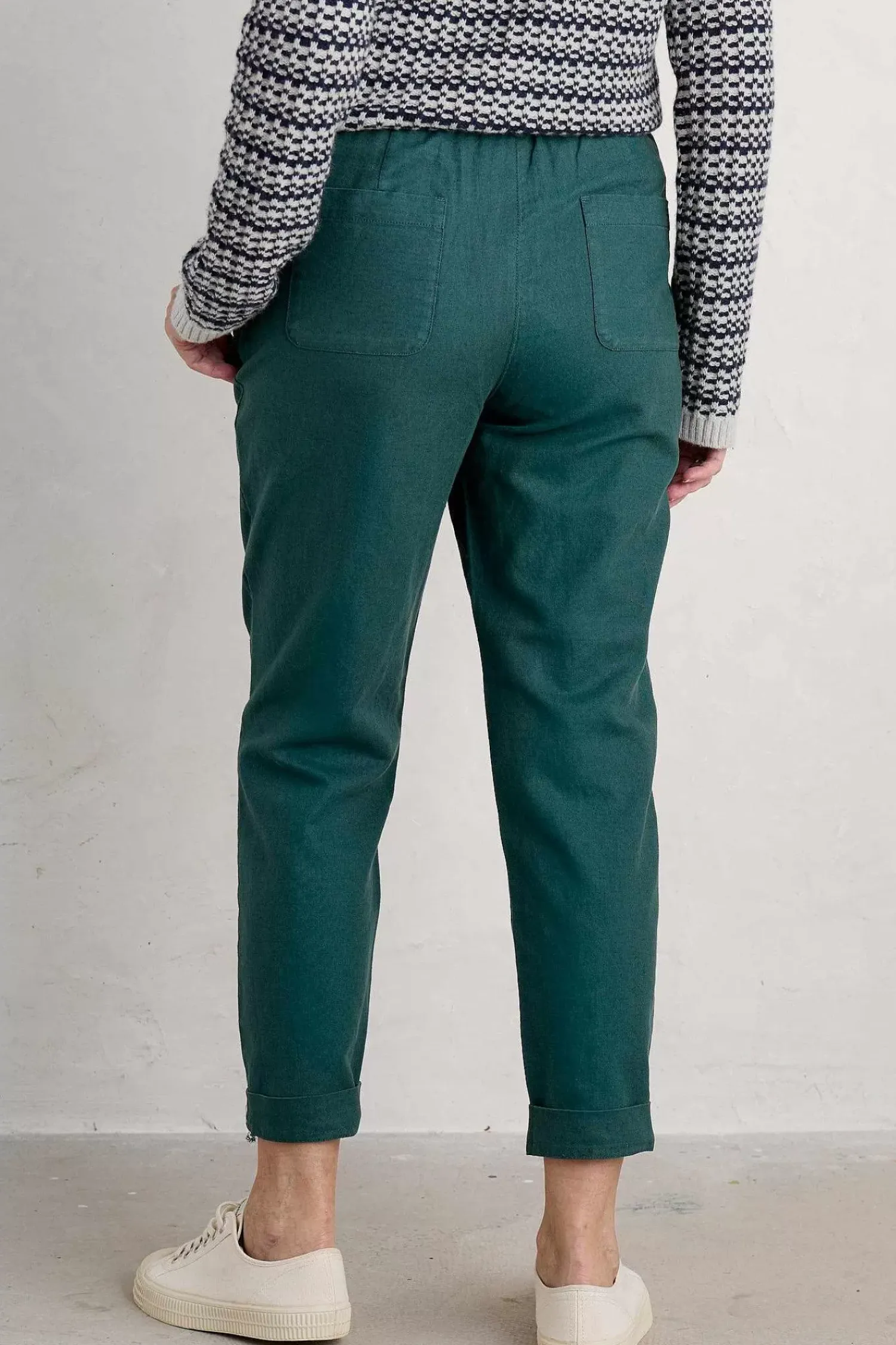 Trousers & Shorts<Seasalt Cornwall Nanterrow Trousers Dark Thyme