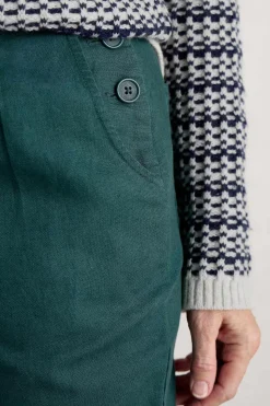 Trousers & Shorts<Seasalt Cornwall Nanterrow Trousers Dark Thyme