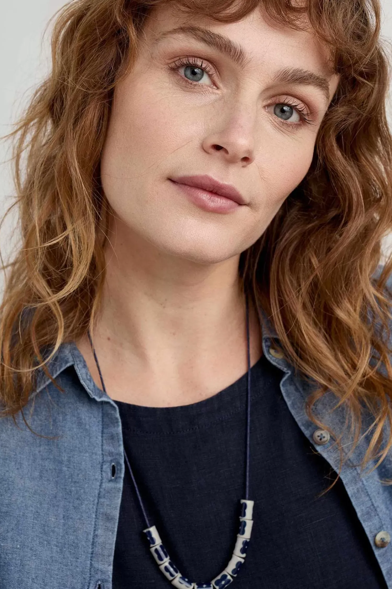 Jewellery<Seasalt Cornwall Noon Moor Ceramic Bead Necklace Aran Light Squid Mix