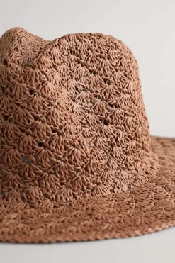 Hats<Seasalt Cornwall Ocean Sky Paper Crochet Hat Basket