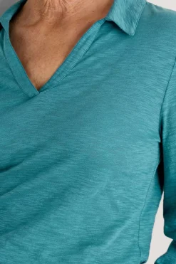 Tops<Seasalt Cornwall Owles Point V-Neck Jersey Shirt Wreckage