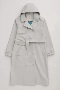 Coats & Jackets<Seasalt Cornwall Penweathers Waterproof Trench Coat Driftwood